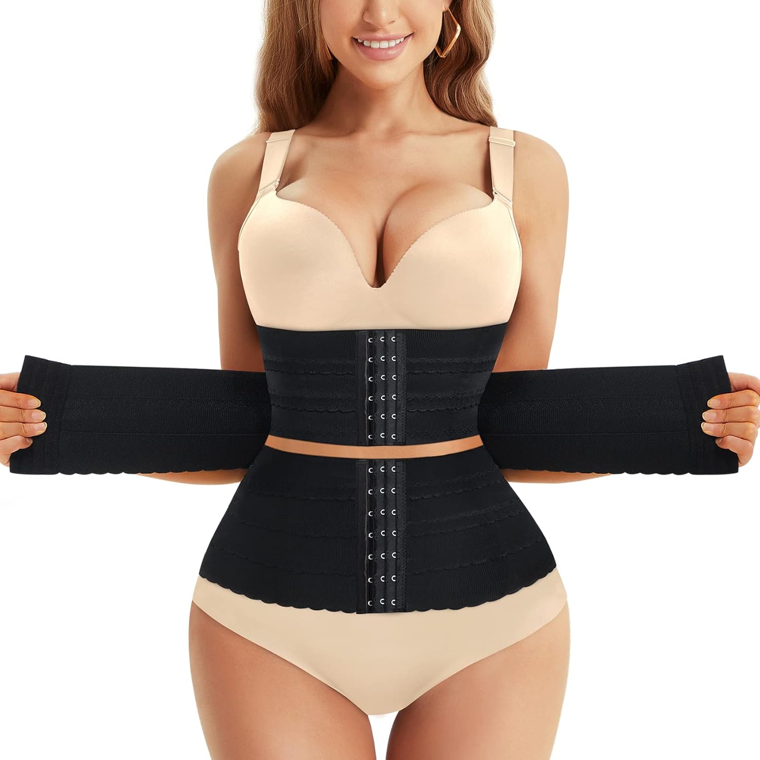 Likeonce Segmented Waist Trainer for Women Waist Cincher Shapewear Tummy Control Girdle Corset Shapewear Body Shaper : Clothing, Shoes & Jewelry