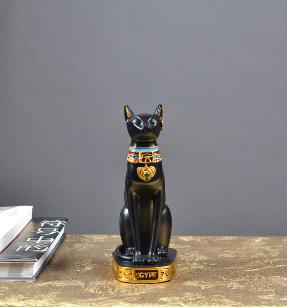 Amazon.co.jp: エジプト猫神像、ナイル川古代エジプト猫神彫刻クラフト
