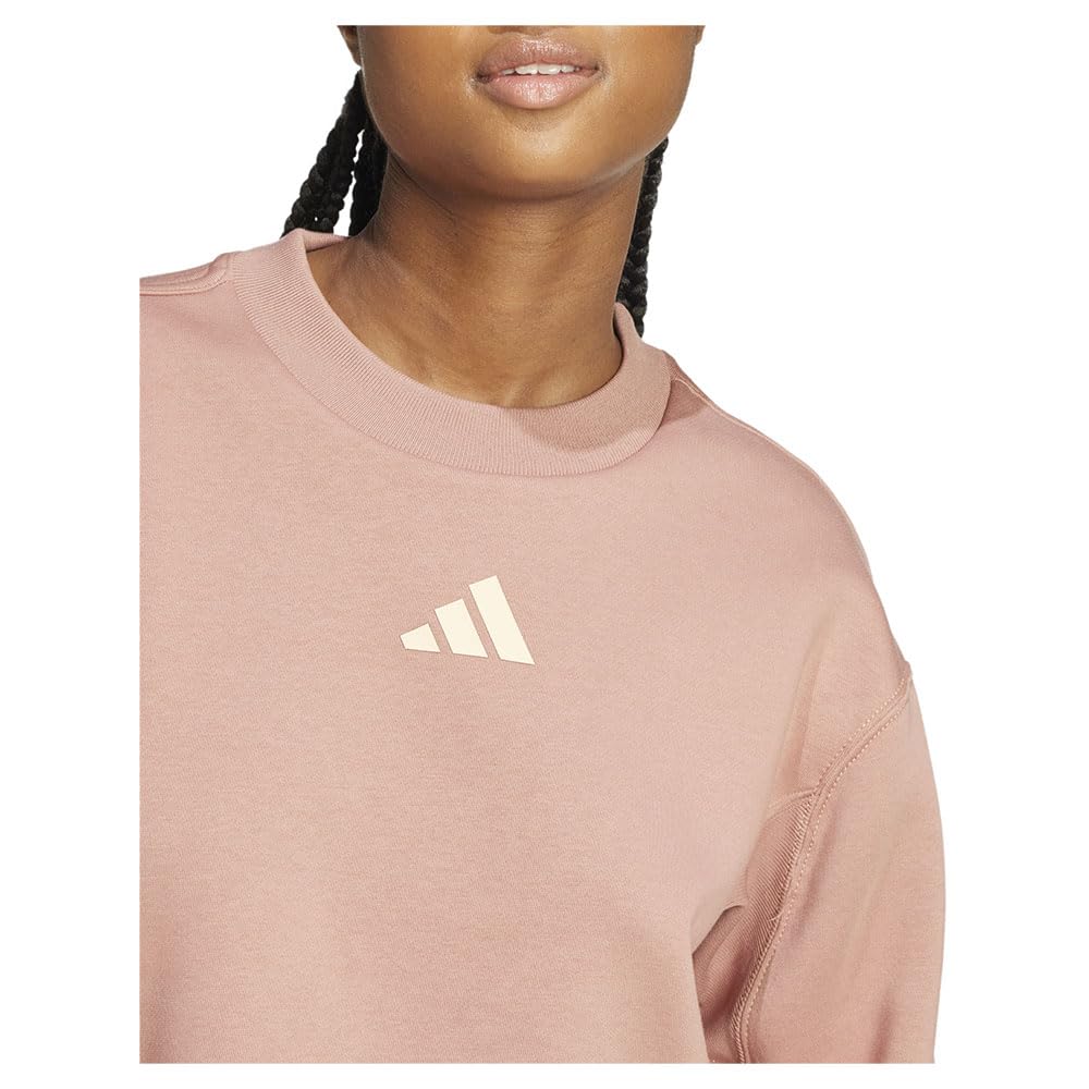 adidas All SZN Crop Graphic Sweatshirt XS, Różowy kolor, XS
