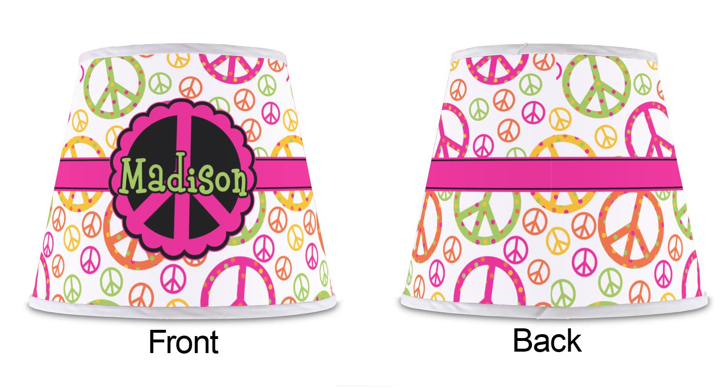 Personalized Peace Sign Empire Lamp Shade