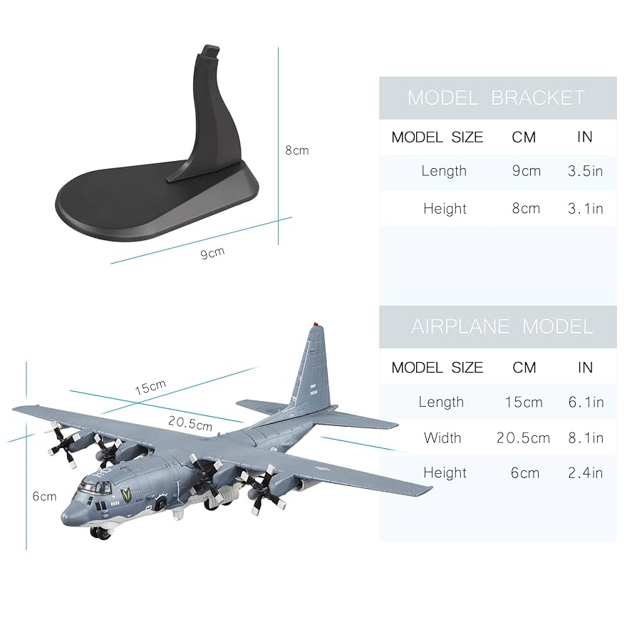 Amazon.com: Busyflies Fighter Jet Model AC130U Attack