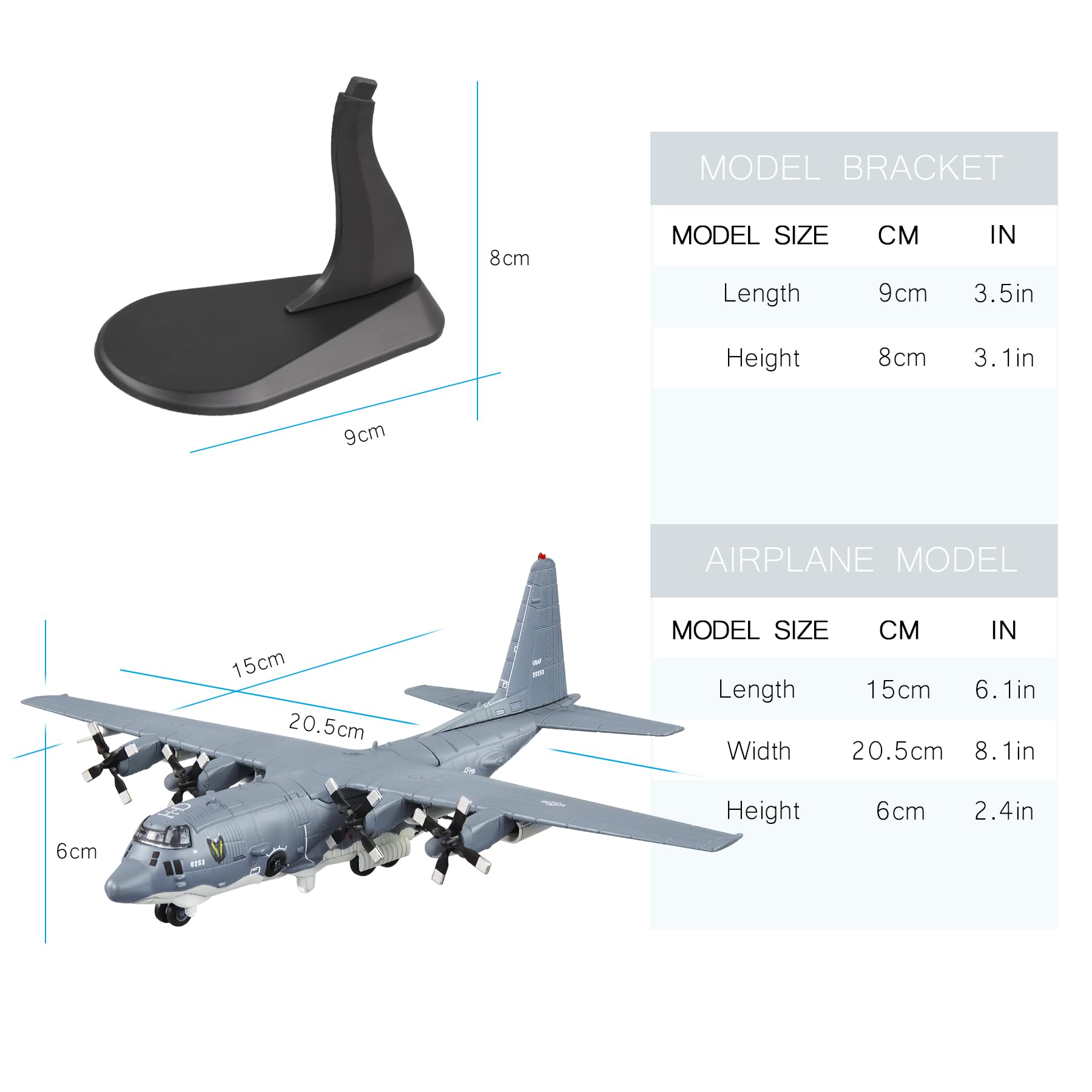 Aviation Fighters Series ⭐︎1/144 AC-130U Amazon.com: Busyflies Fighter Jet Model AC130U Attack