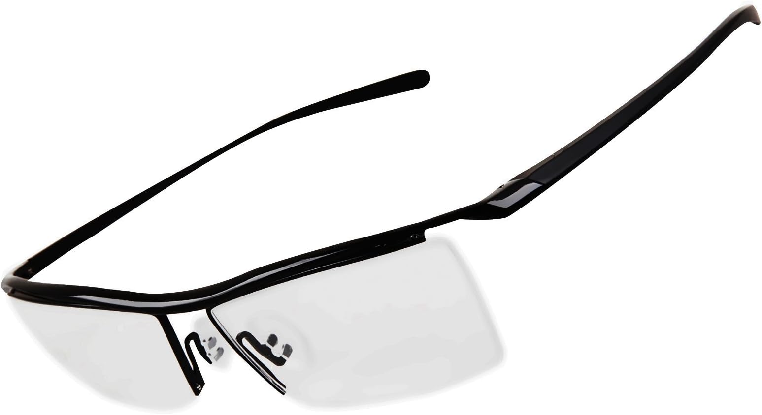 Half Rimless Business Reading Glasses 1.50 Men Women Fashion Rimless Reading Eyeglasses + Eyewear Case