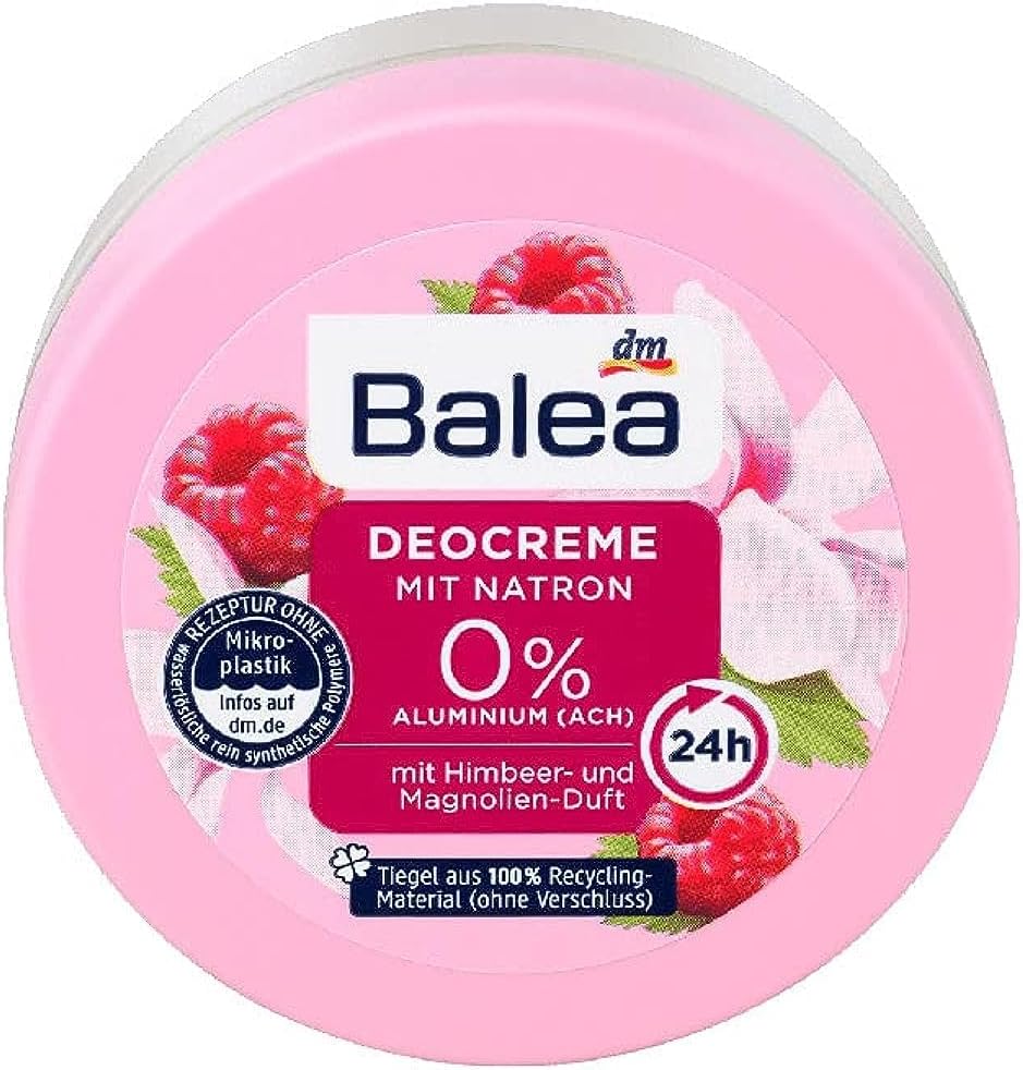 natural Deo cream & underarm Whitening | free aluminium deodorant | Antiperspirant | Protection +48 H | Moisturizing & lightening underarm | natural ingredients with soda | 50ml | GERMANY