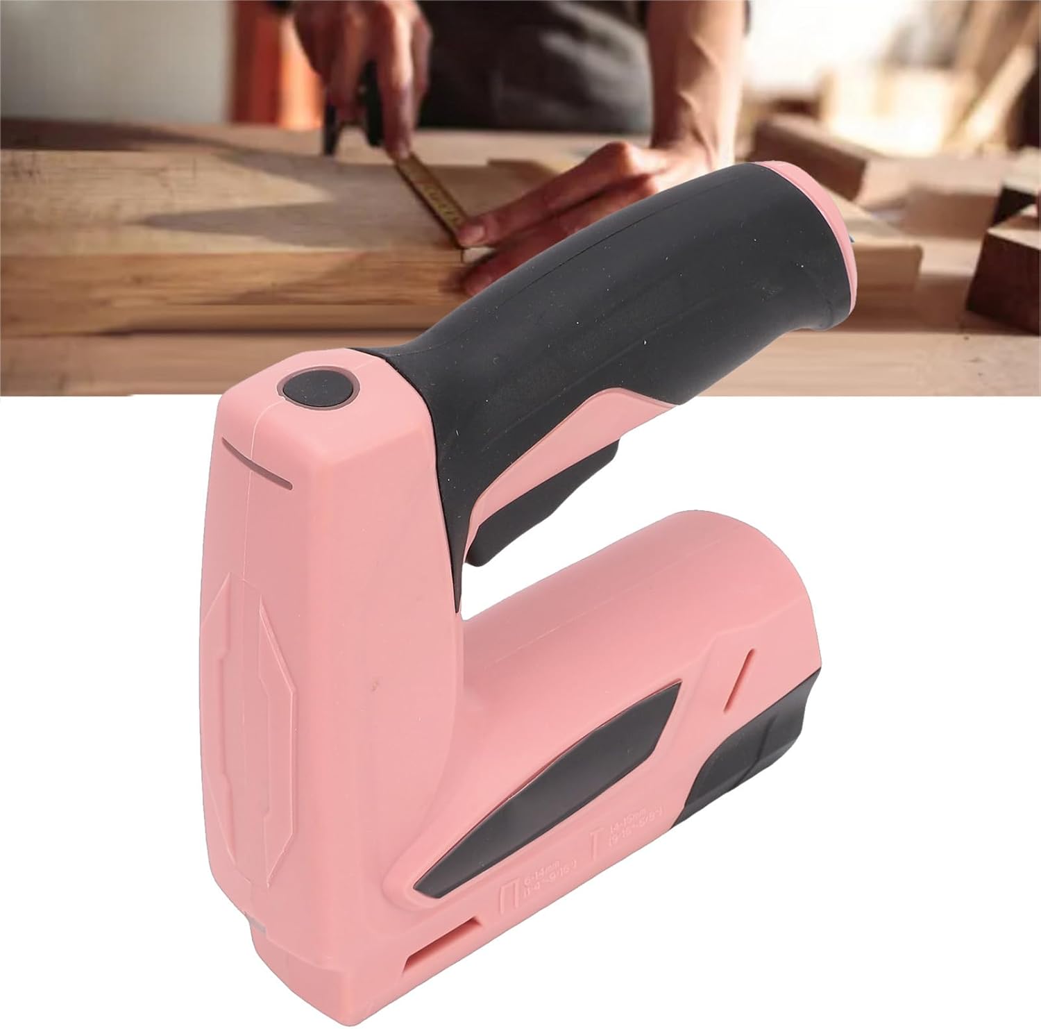Fafeicy Electric Nail, Cordless Stapler with 2000mAh Battery and 3 Safety Switches, for Woodworking Furniture Repair Crafting Projects