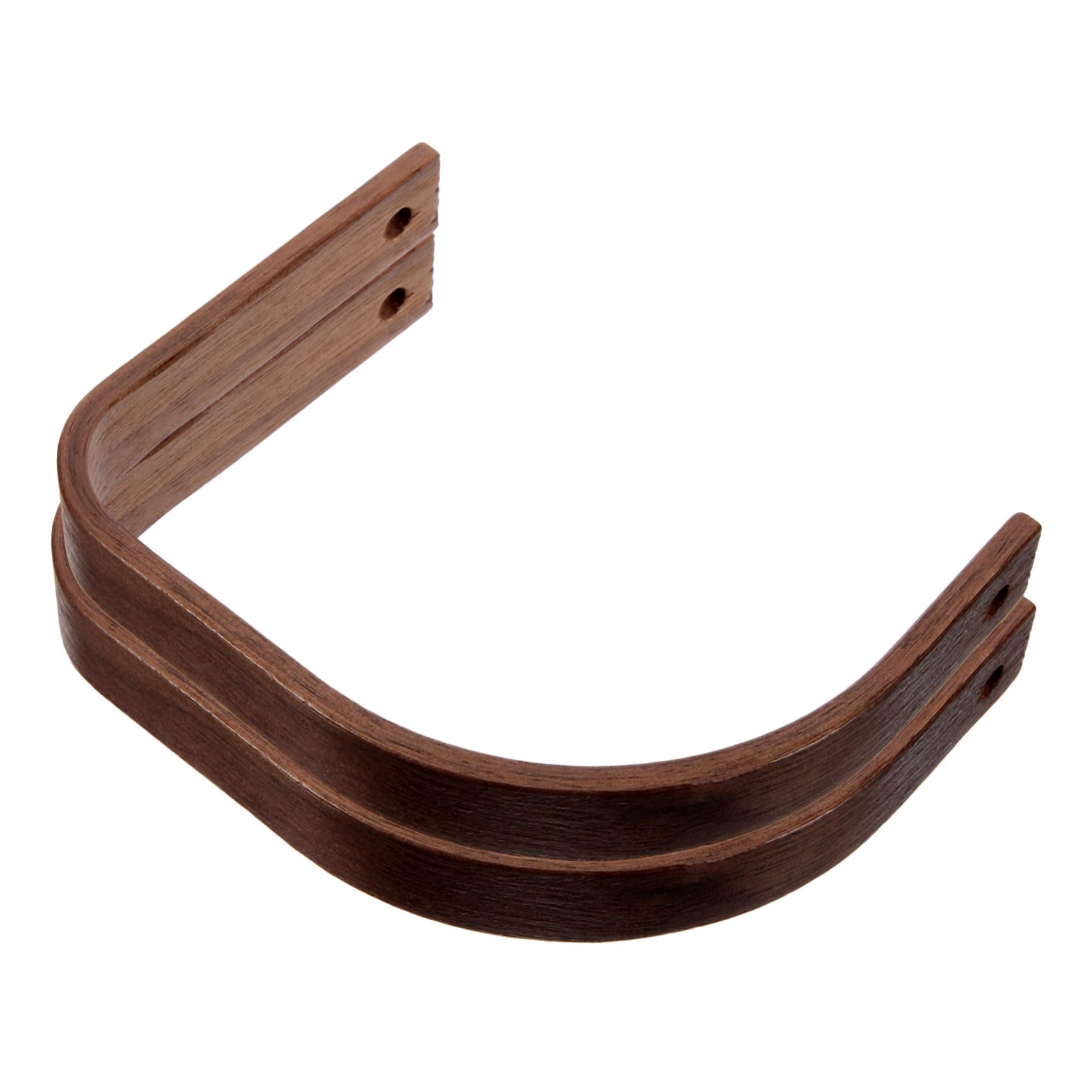 COLLBATH 2pcs Teapot Handle Accessories Black Walnut Wood