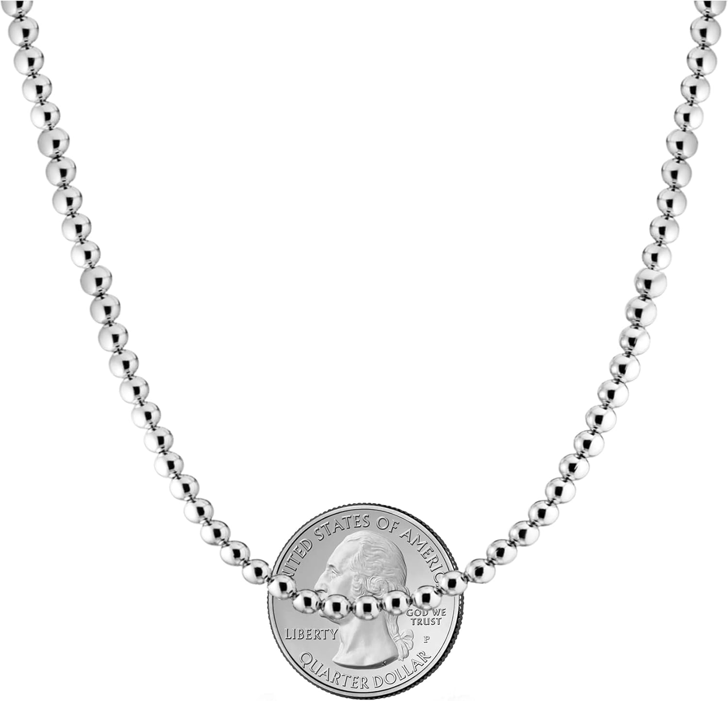 Savlano 925 Sterling Silver 4MM Handmade Bead Ball Strand Chain Necklace For Women - Made in Italy Comes With a Gift Box - Image 3