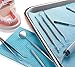 Ultimate Dentist Prepared 7 Tools Deluxe Kit Dental Floss Gum Floss Toothpicks Dental Hygiene Kit Set Dental Instruments High Grade Stainless Steel Tarter with Tongue Cleaner by Diamond Driven
