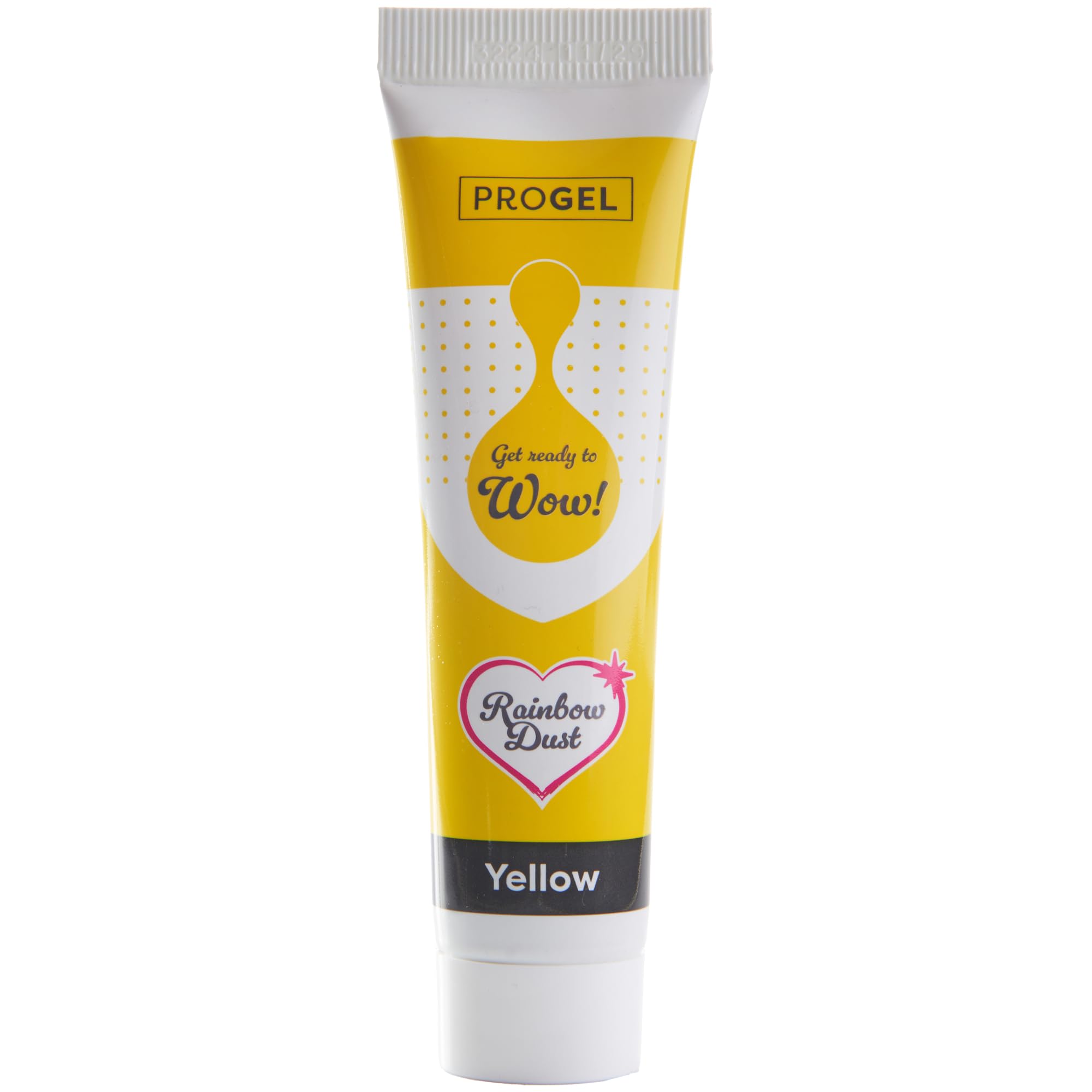Colorant alimentaire professionnel Rainbow Dust ProGel, jaune 25 g