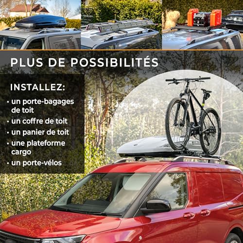 Barres de toit longitudinales VW Transporter T5 L2 LONG - 5