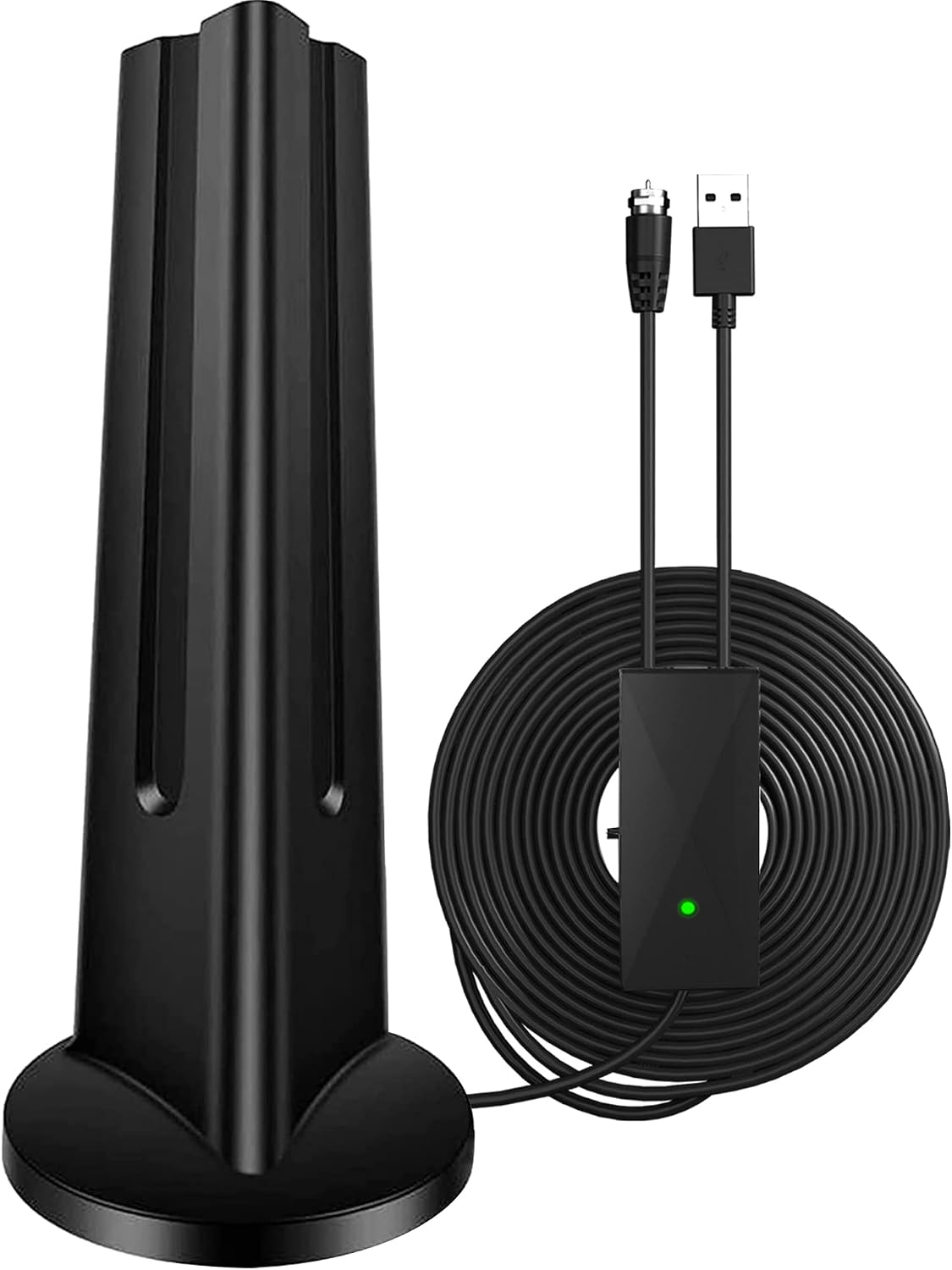 2022 Newest HD TV Antenna up 130 Miles Range-Indoor/Outdoor Antenna Support 4K 1080P All Older TV's & Smart TV, Digital Antenna with Amplifer Signal Booster