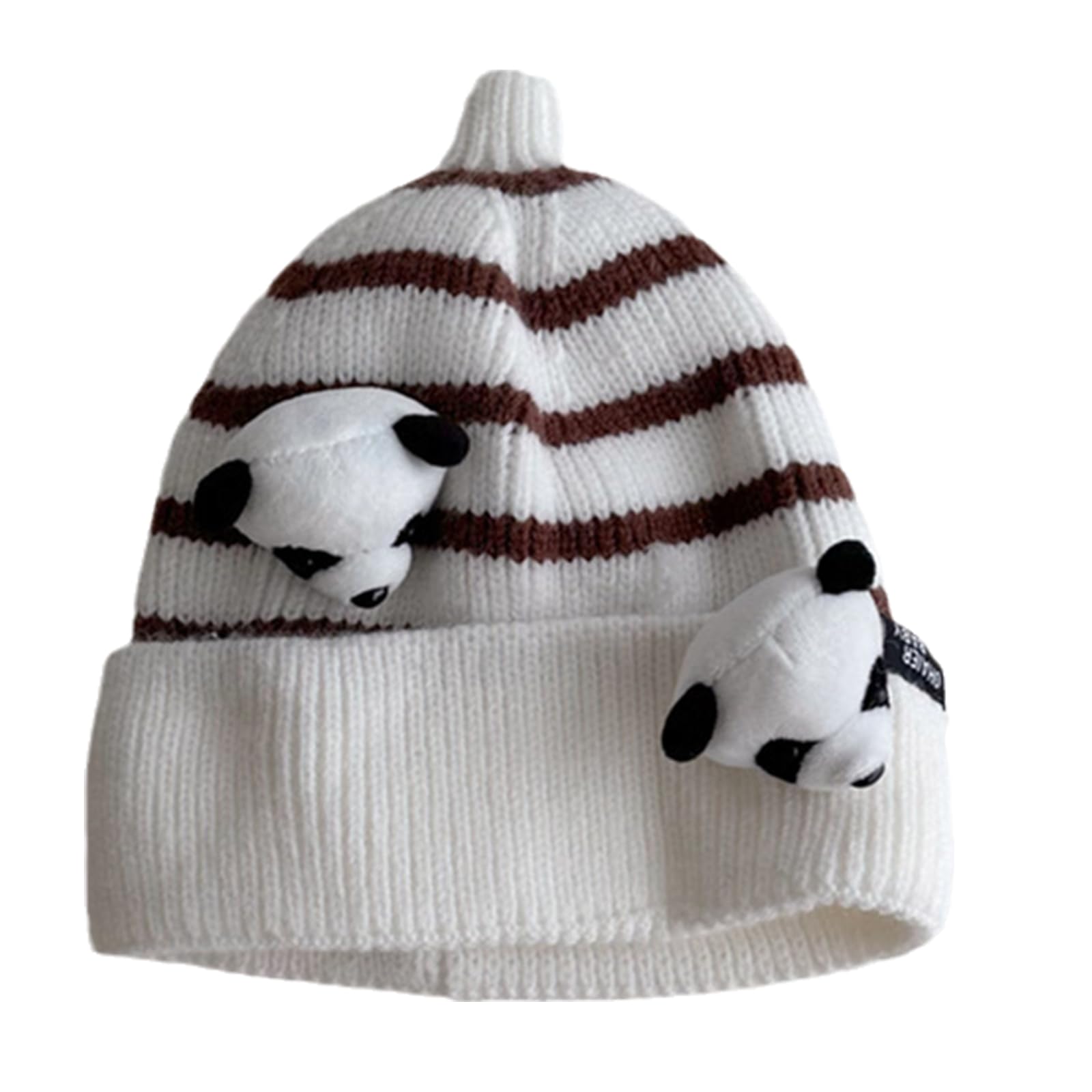 Wilgure] ベビー野球帽漫画クマ刺繍暖かい帽子通気性の広いつば  