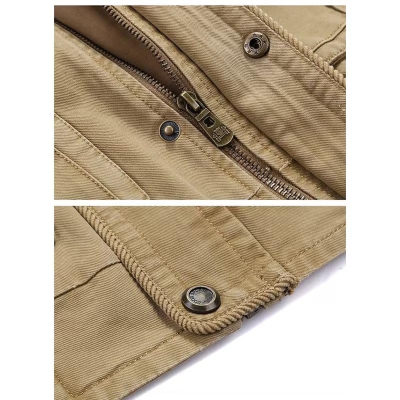 Chaleco holgado para hombre con bolsillos que soluciona la falta de espacio al salir en otoño 5