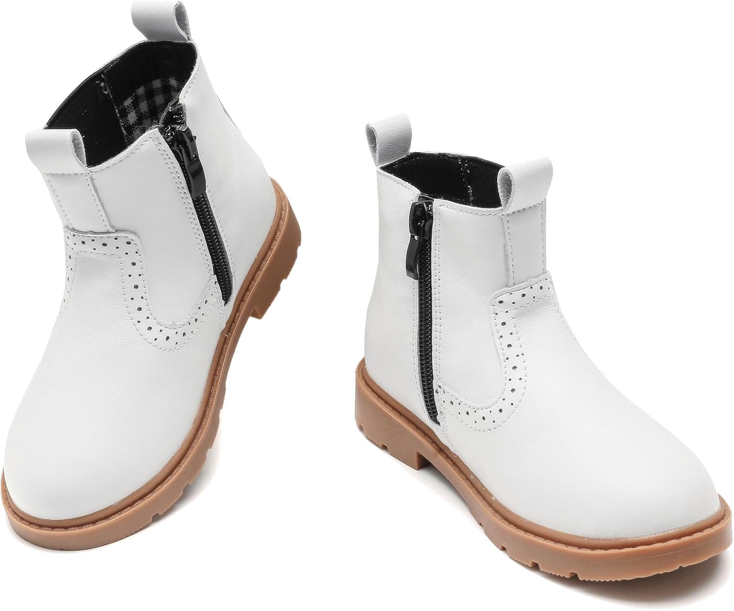 kkdom Boys Girls Waterproof Outdoor Side Zipper Comfort Chelsea Ankle Boots(Toddler/Little Kid/Big Kid)