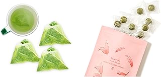Benifuuki candy and Green tea bags (30 packs) from Japanese Green Tea Co – Relaxation Green Tea – Easy to Prepare - Non-GM...