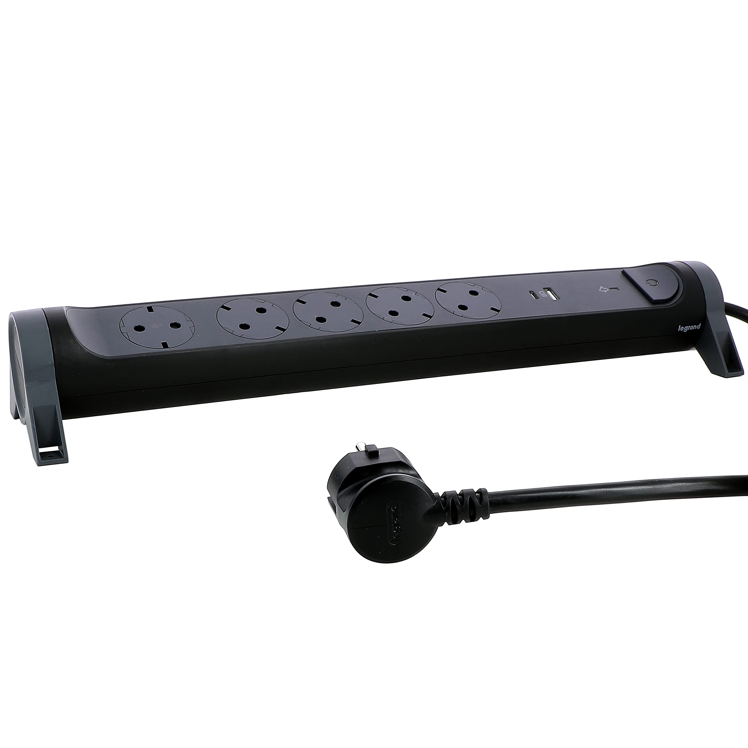 Rotating , Fixable Multi-outlet Extension 3 Sockets , USB Chargers , Surge Protection Cable 1,5m , 1,5mm² Section | 694508 | 3414971944381