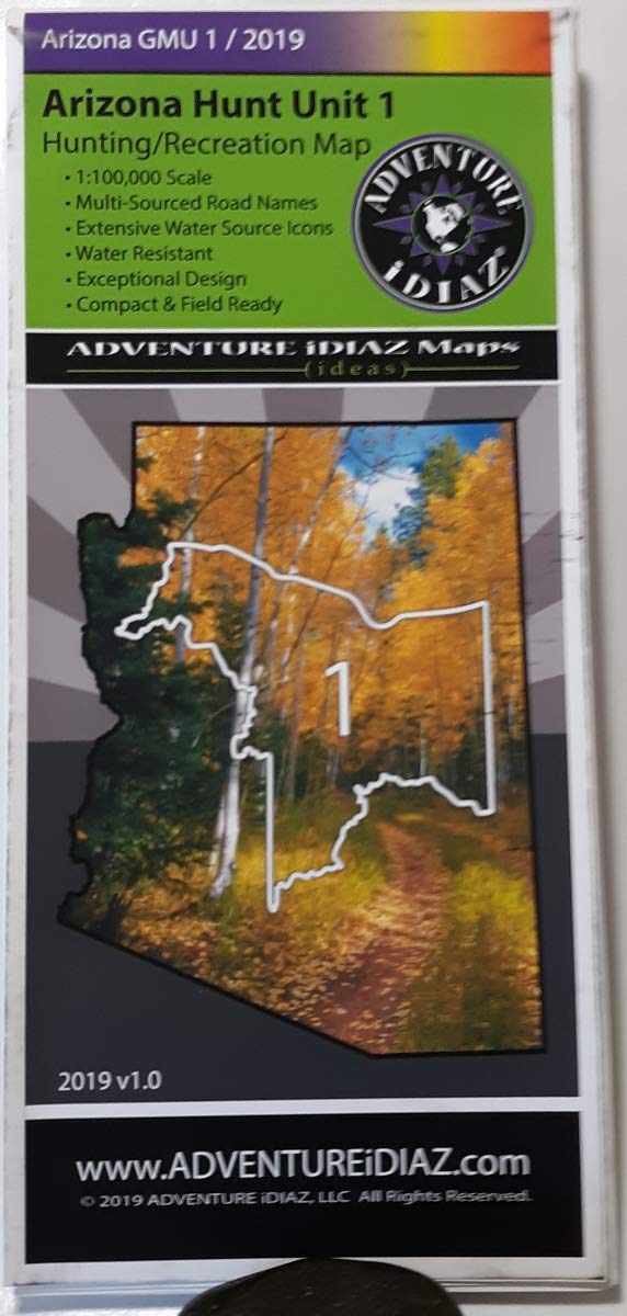 Arizona Hunt Unit 1 Map by Kevin Diaz