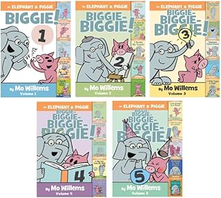 An Elephant and Piggie Biggies Series 5-Book Collection Set (Volume 1 to 5) - Laugh-Out-Loud Stories for Beginning Readers