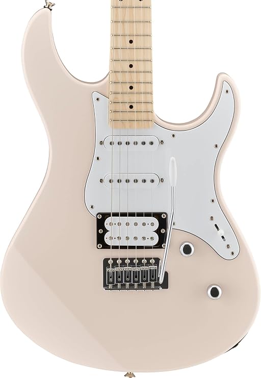 Yamaha Pacifica 112V Hochwertige E-Gitarre in elegantem Design für Einsteiger und Fortgeschrittene mit 2 online Gitarrenstunden bei einem Lehrer der Yamaha Music School in Sonic Pink