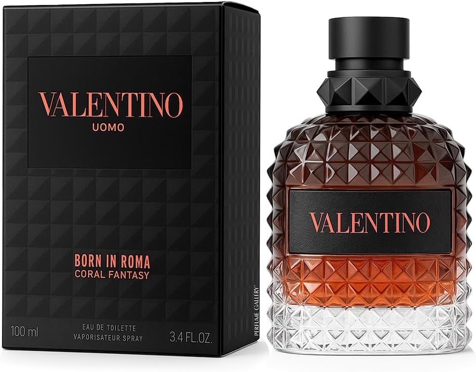 Valentino Uomo Born in Roma Coral Fantasy for Men 3.4 oz Eau de Toilette Spray