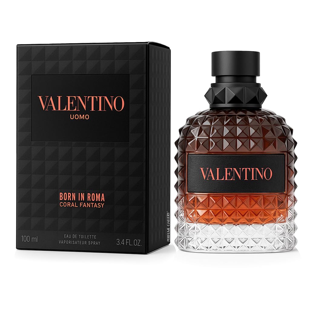 Valentino Uomo Born in Roma Coral Fantasy EDT 3.4 oz / 100 ml For Men/Valentino Uomo Bone In Rome Coral Fantasy EDT SP 3.4 oz (100 ml) [Parallel Import]