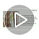 Image of BFAM Floral Print 100% Blackout Curtain with Black Linning at Back,Orange Floral Print Curtains for Living Room /Bedroom Thermal Insulated Energey Saving 8 Feet Pack of 1 Curtain