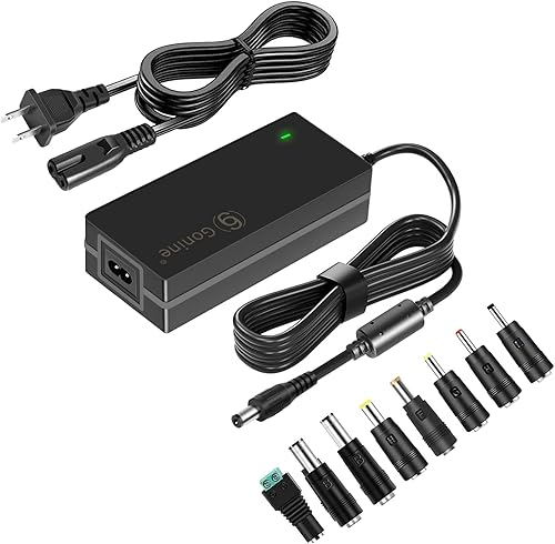 Gonine Adaptador de fuente de alimentación de 24 V 2.5 A, CA 100-240 V 50-60 Hz a 24 V CC 2.5 amperios transformador para 24 voltios 0.1A ~ 2.5A 1A