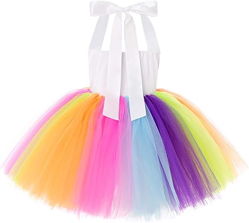 Miniatura 3 de Soyoekbt Girls Unicorn Costume LED Light Up Unicorn Dress Birthday Party Princess Dress for Halloween Party
