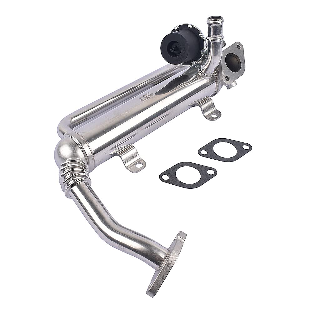 EGR Recirculación de gases de escape del enfriador # 03G131512AD 03G131512G Compatible con A3 8P Octavia Superb Golf Polo BMM BXJ BLS