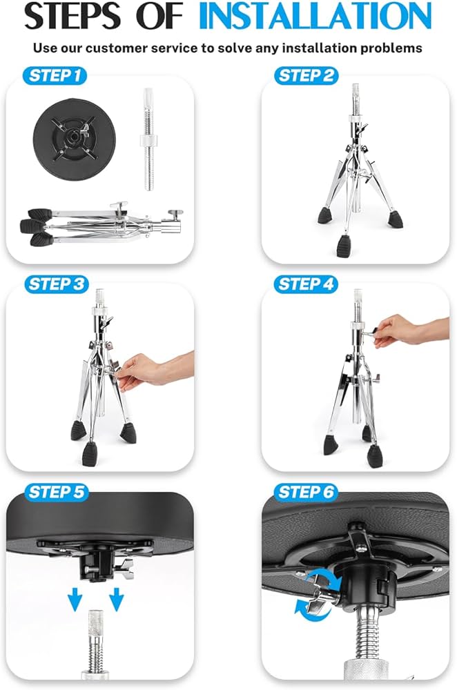 Amazon.co.jp: STRICH ドラムスローン ドラムスツール 回転式 46-58cm Amazon.co.jp: STRICH ドラムスローン ドラムスツール 回転式 46-58cm