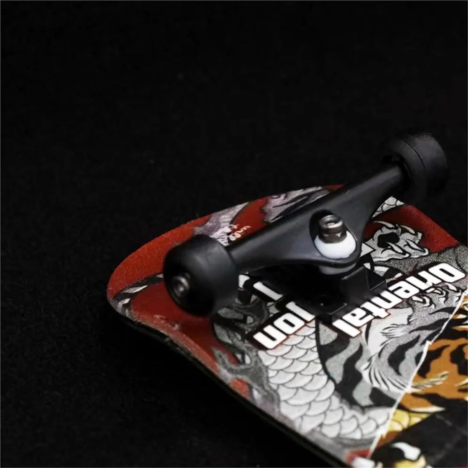 34mm 32mm 29mm 3 Fingerboard Trucks Professional Design for Finger Skateboard(34mmBlack)