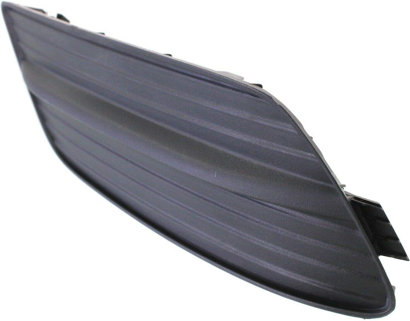 DAT AUTO PARTS Front Left Driver Side Fog Light Hole Lamp Cover Grille Trim Molding Bumper Insert Replacement for 2012 Honda Civic 4 Door Sedan Black Textured Plastic HO1038105 71107TR0A01