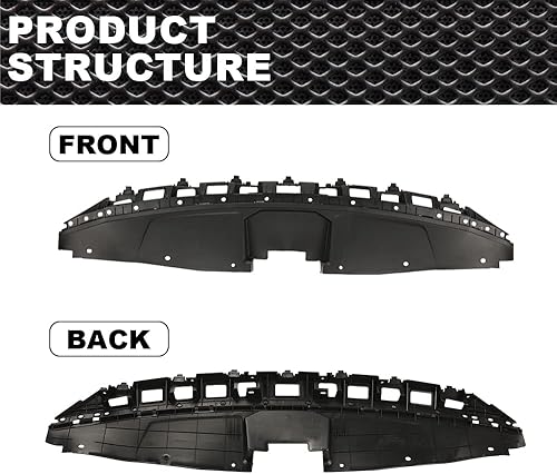 Miniatura 2 de Upper Radiator Support Cover Compatible with Hyundai Elantra Ultimate 2017Fit Elantra Eco, GL, GLS, L, LE, Limited, SE, Value Edition 2017-2018Fit