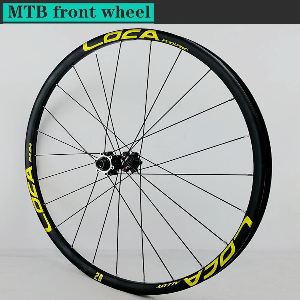 Ruedas de Bicicleta Montaña 26 27,5 29 Pulgadas, Aleación Aluminio Freno Disco Ruedas Ciclismo MTB Válvula Schrader para 7/8/9/10/11 Velocidad