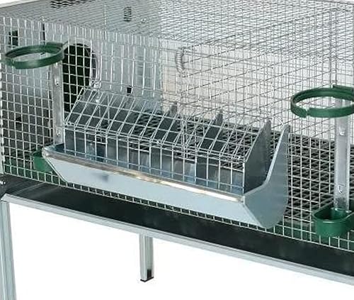 Rocila Conigliera Eko con due nidi in plastica da