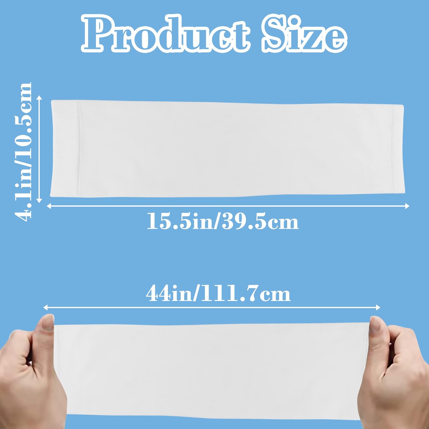 Miniatura 3 de HOYDATE Arm Sleeves for Men Women, Size L - XL, UV Sun Protection Sleeve Ice Silk Compression Arm Cover,Cooling Sports Sleeve