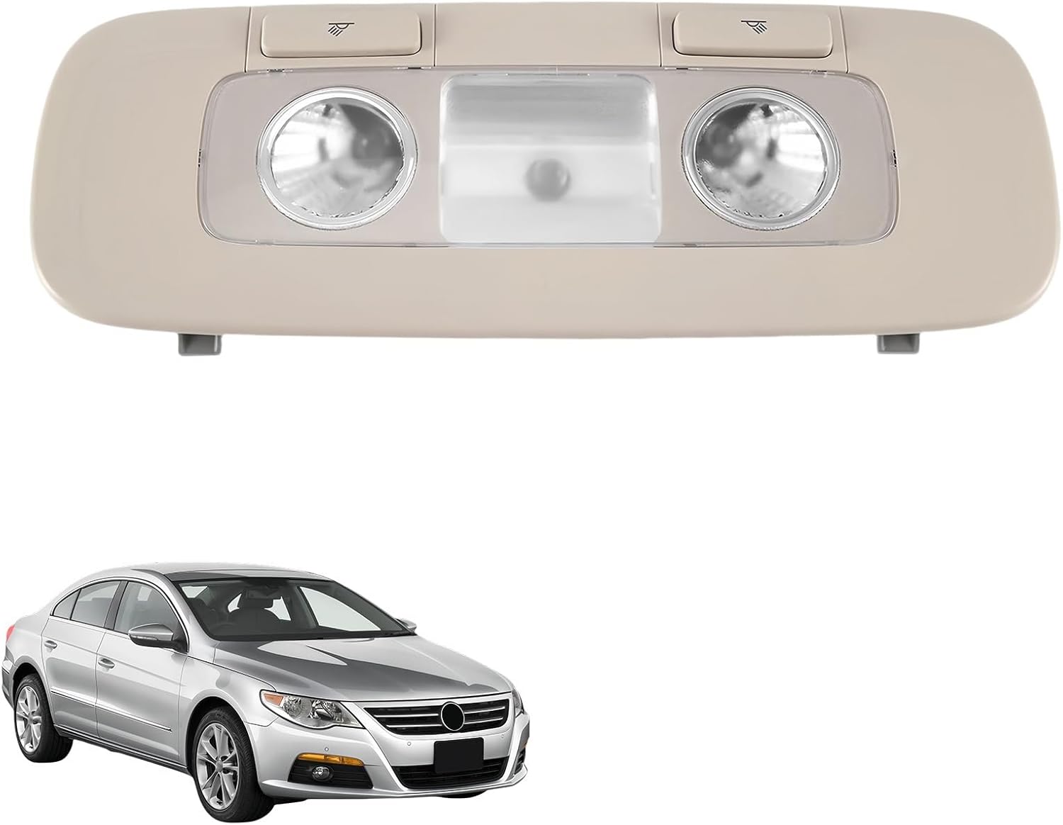 carkus Automotive Overhead Consoles Compatible with Passat Golf 1KD947291A, Console Dome Car Accessories