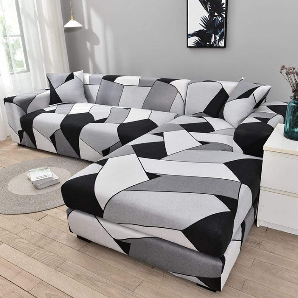 Housse de canapé élastique LIJUCAI couleur 17 convertible 3 places