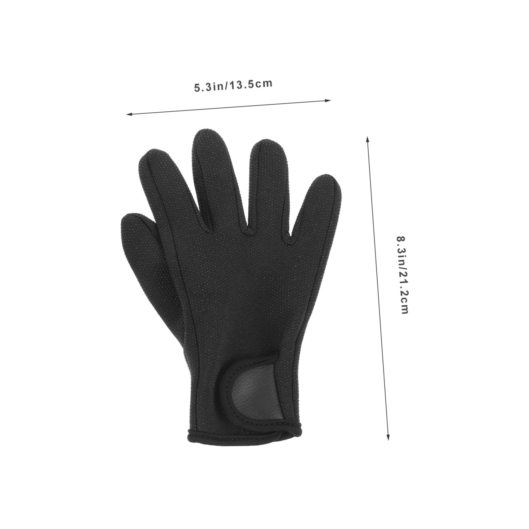 BRIGHTFUFU Sturdy Outdoor Diving Gloves for Men Women Warm Fishing Gloves Comfortable Fit