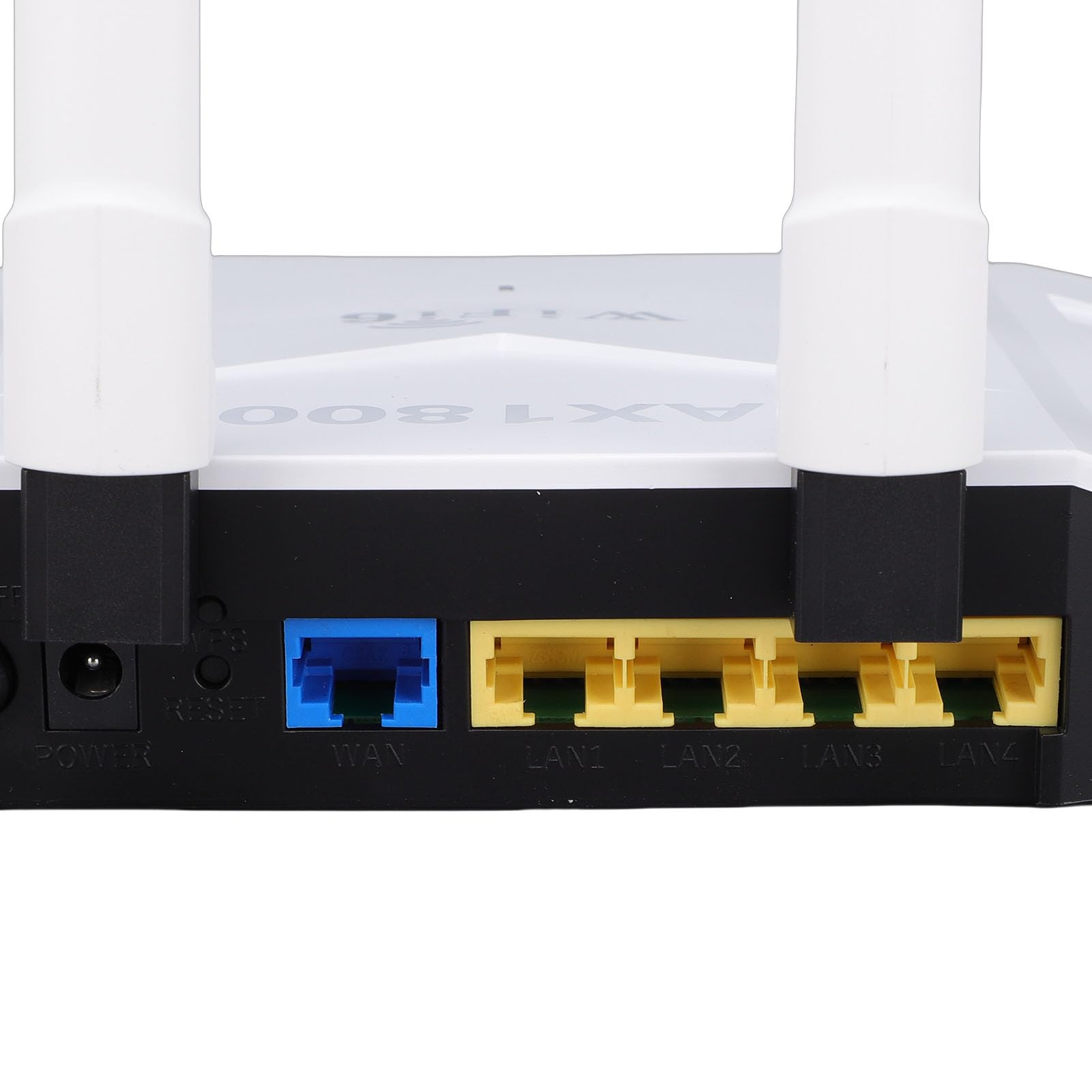 Generic Dwuzakresowy Router WiFi 6 Szybki Port Gigabitowy do Użytku Domowego i Biznesowego z 6 Antenami Udostępnianie Sieci WAN 2,4G 5G (wtyczka UE)