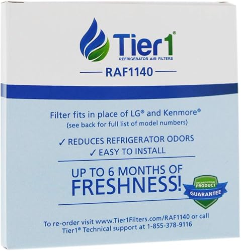 Miniatura 2 de Tier1 Filtro de aire para refrigerador LT120F  Reemplazo para LG LT120F, ADQ73214402, ADQ73214404, ADQ73214403, ADQ73334008, Kenmore Elite 46-9918,