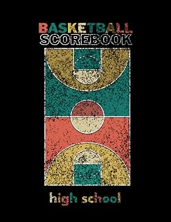 basketball scorebook high school: basketball stat tracker player log book, gift for coaches and players girls and boys, men's and women's, 15player120page 8,5 x 11inches