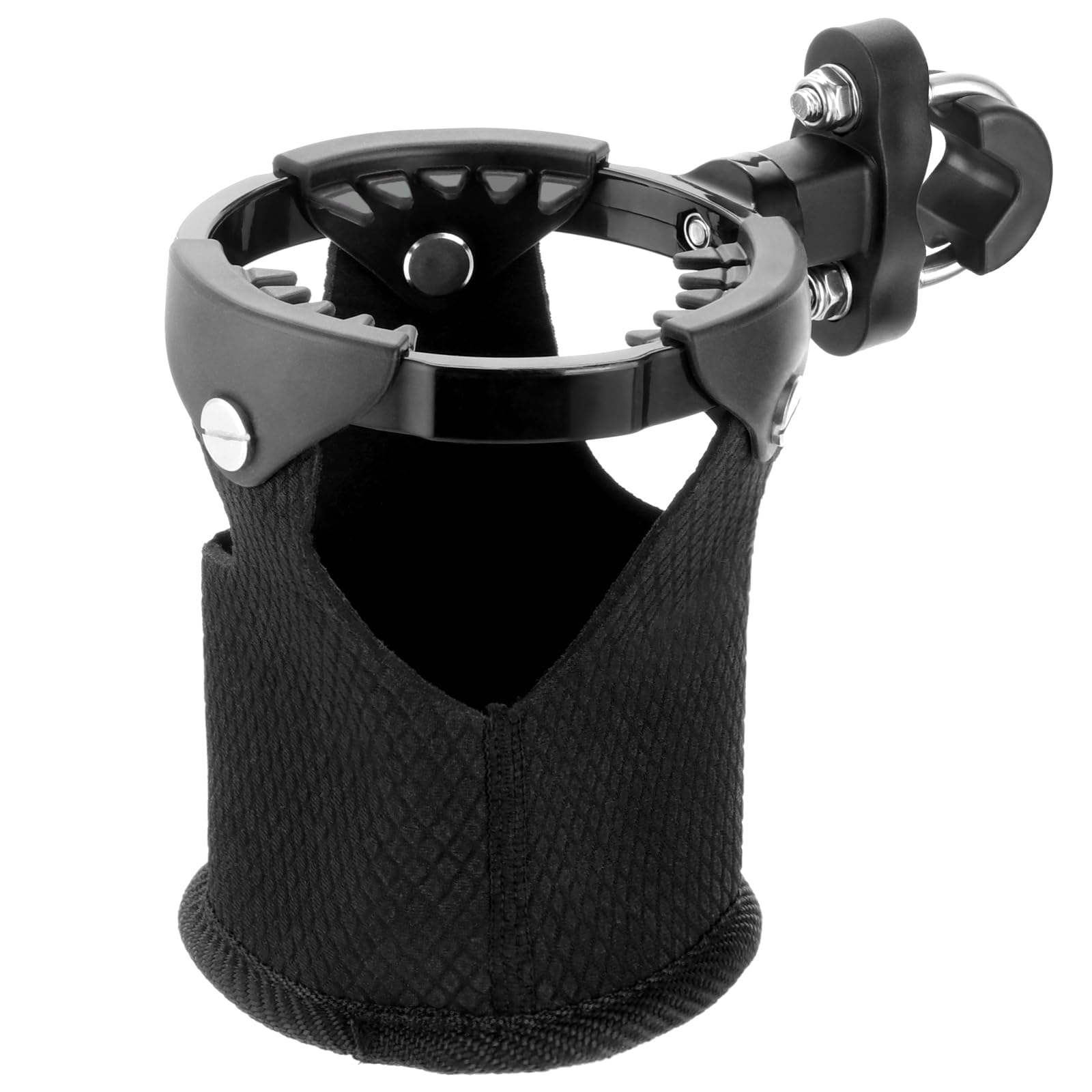 KCDRVUP Handlebar Cup Holder for Harley Davidson Road Glide 1998-2024 Shockproof Drink Bottle Cage Anti Slip Secure Grip Bracket Mount