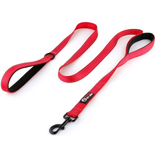 Primal Pet Gear Correa para Perro de 6 pies de Largo, Acolchado de tráfico con Dos Asas, Resistente