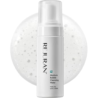 Official REJURAN Moisture Bubble Cleansing Water 150ml, Hypoallergenic, Foam Type, Facial Wash for Sensitive Skin, Contains c