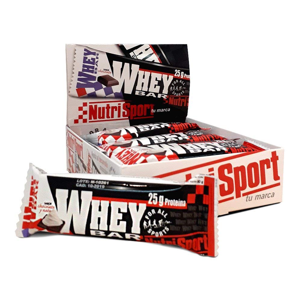 Caja Whey Bar 12 Barritas Nata