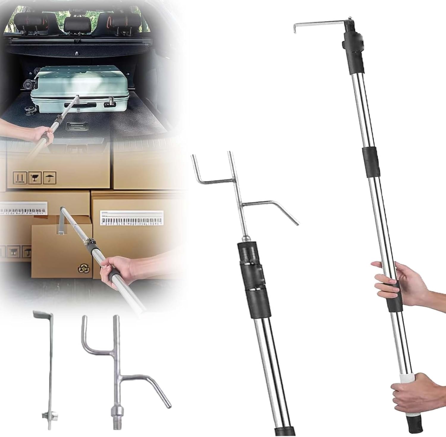 Bed Buddy Truck Tool – Telescoping Bed Retriever with Magnet Mount
