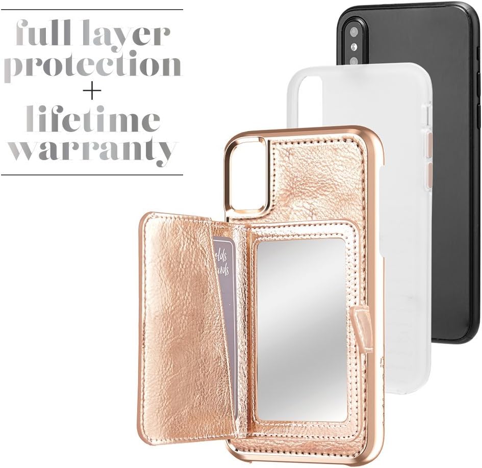 Fеаturеd Prоduсt Case-Mate iPhone X Case - Compact Mirror -Rose Gold - Holds 4 Cards - Protective Design for Apple iPhone 10 - Rose Gold Flаѕh Dеаlѕ - 60% оƒƒ Case-Mate iPhone X Case - Compact Mirror -Rose Gold - Holds 4 Cards - Protective Design for Apple iPhone 10 - Rose Gold