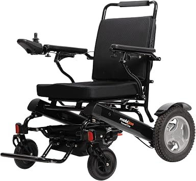 Travel Light Powered Wheelchair by MobiJoe, 500W Dual Motor - Lightweight Mobility for Seniors, Foldable and Compact for Easy Travel and Storage. Includes 2 Li-ion Batteries