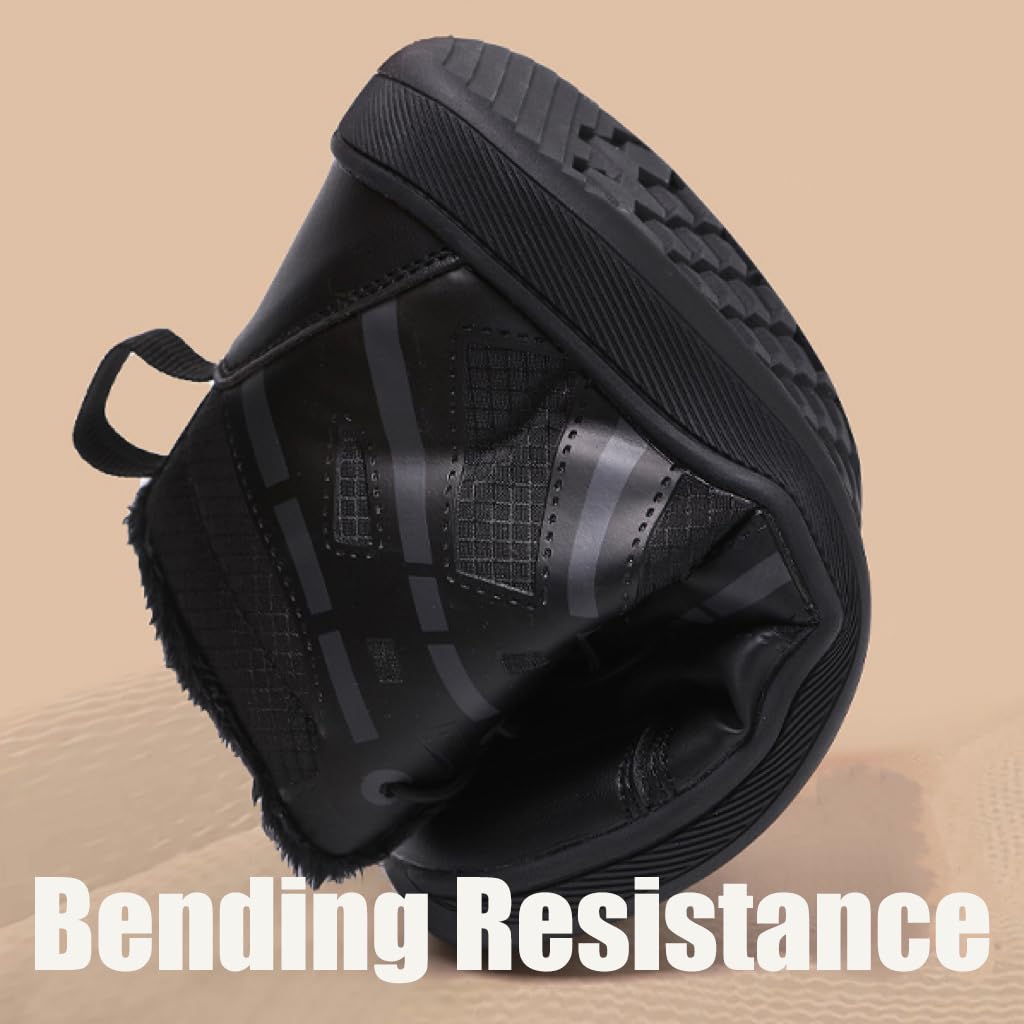 Invierno Barefoot Botas de Nieve Niños Niña Cómodas Cálidos Impermeable Antideslizante con Forradas Exterior Trekking Zapatos para Caminar, EU28-38